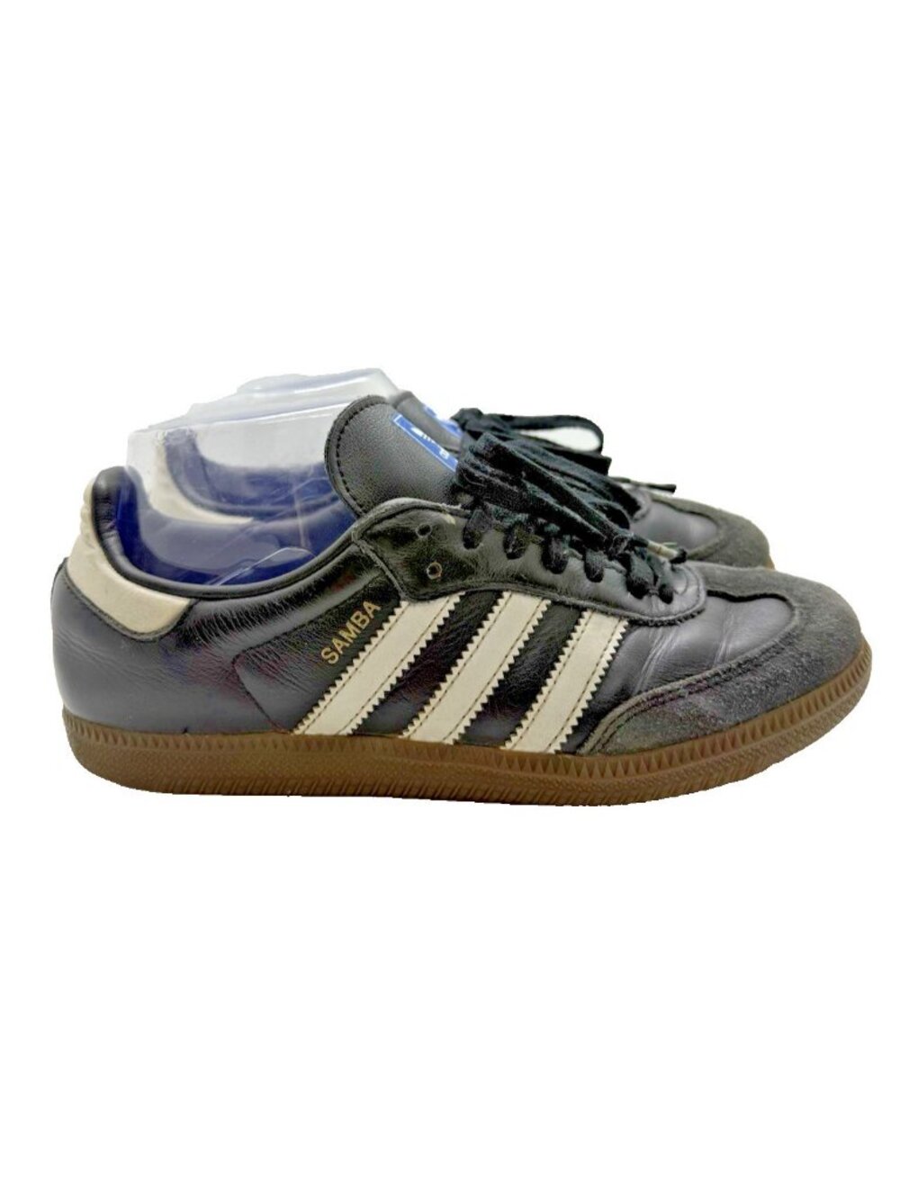 Adidas Originals Samba OG J Black White Gum Athletic Youth Shoes IE3676 Sz 5